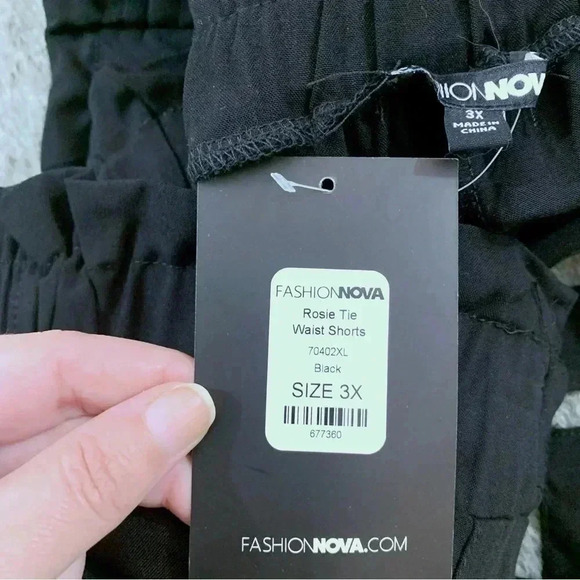 NWT Fashion Nova Rosie Tie Waist Shorts - Picture 7 of 15